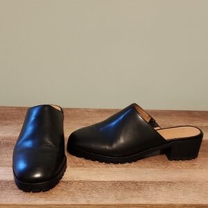 Madewell Black Leather Women's Mules